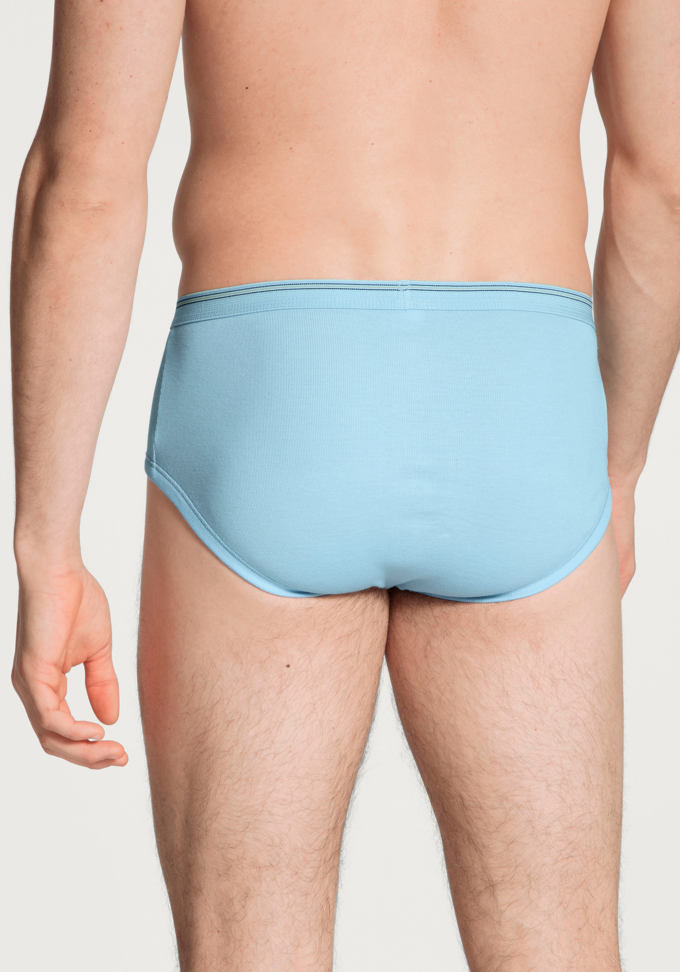 CALIDA Midislip »Twisted Cotton« mit Eingriff, Pure Cotton, Feinripp, weich