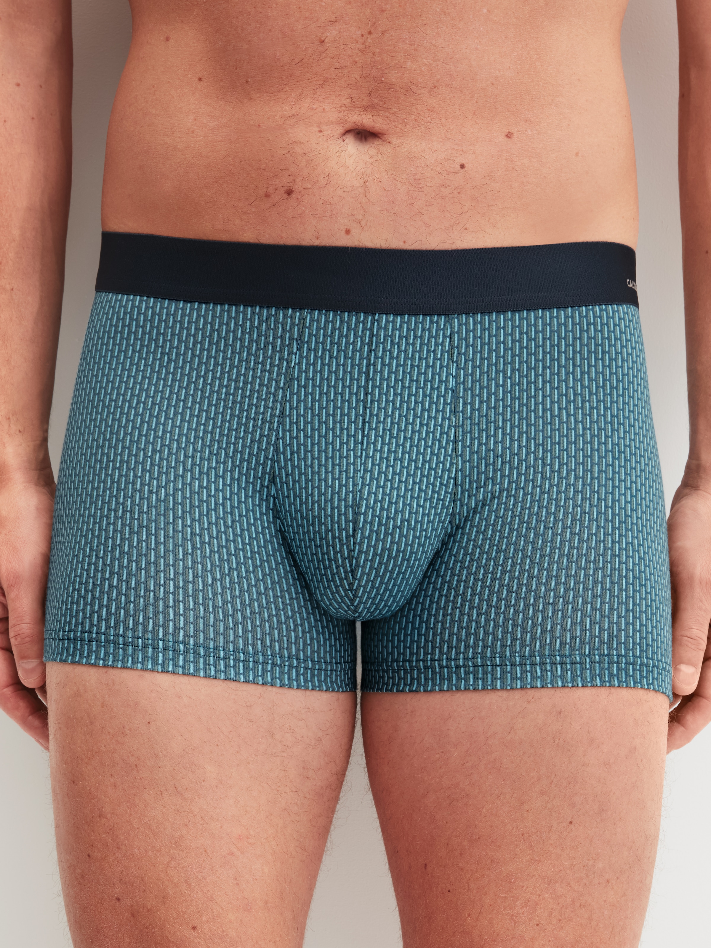 CALIDA Boxershorts »Cotton Code Design« mit weichem Elastikbund, ohne Eingriff