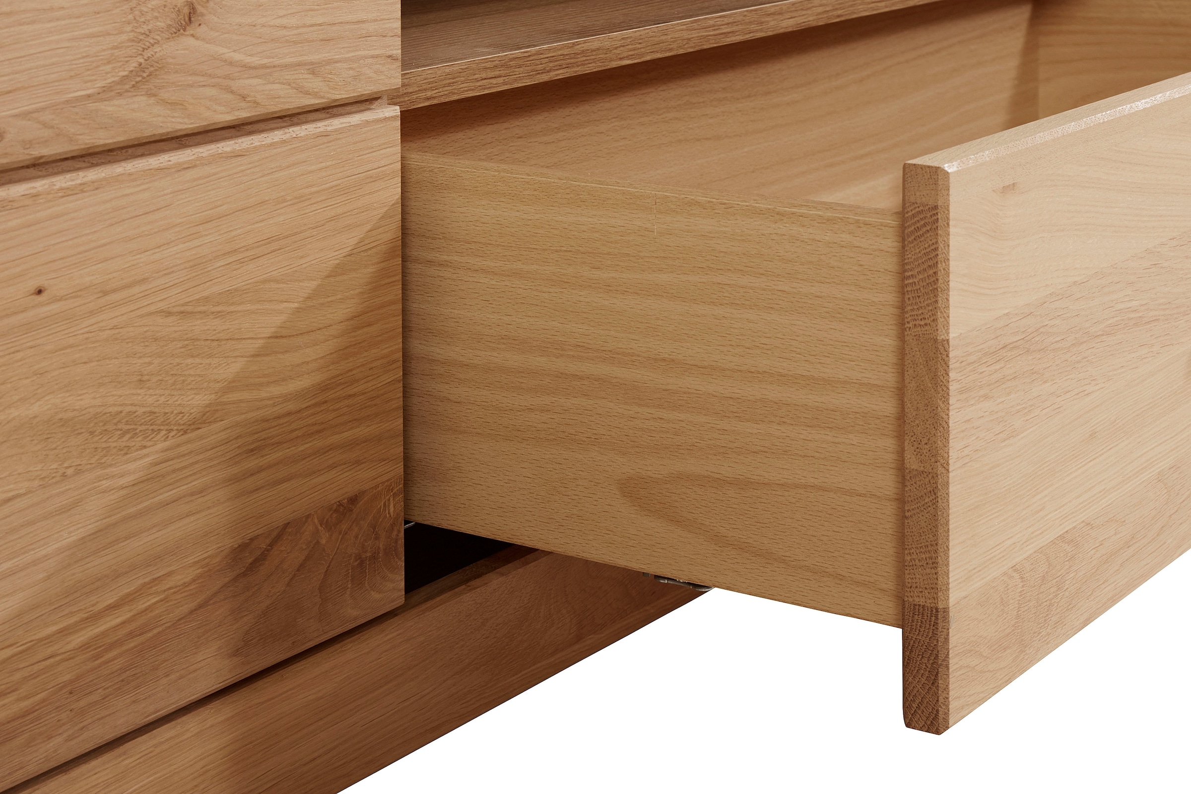 VOGL Möbelfabrik Lowboard »1237«, Massivholzfront, Breite ca. 171 cm, mit Softclose Funktion