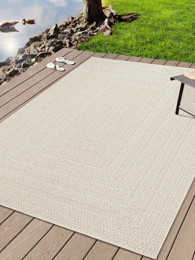 Teppich »Kansas«, rechteckig, 1 mm Höhe, moderner robuster In und Outdoor Teppich Jute...