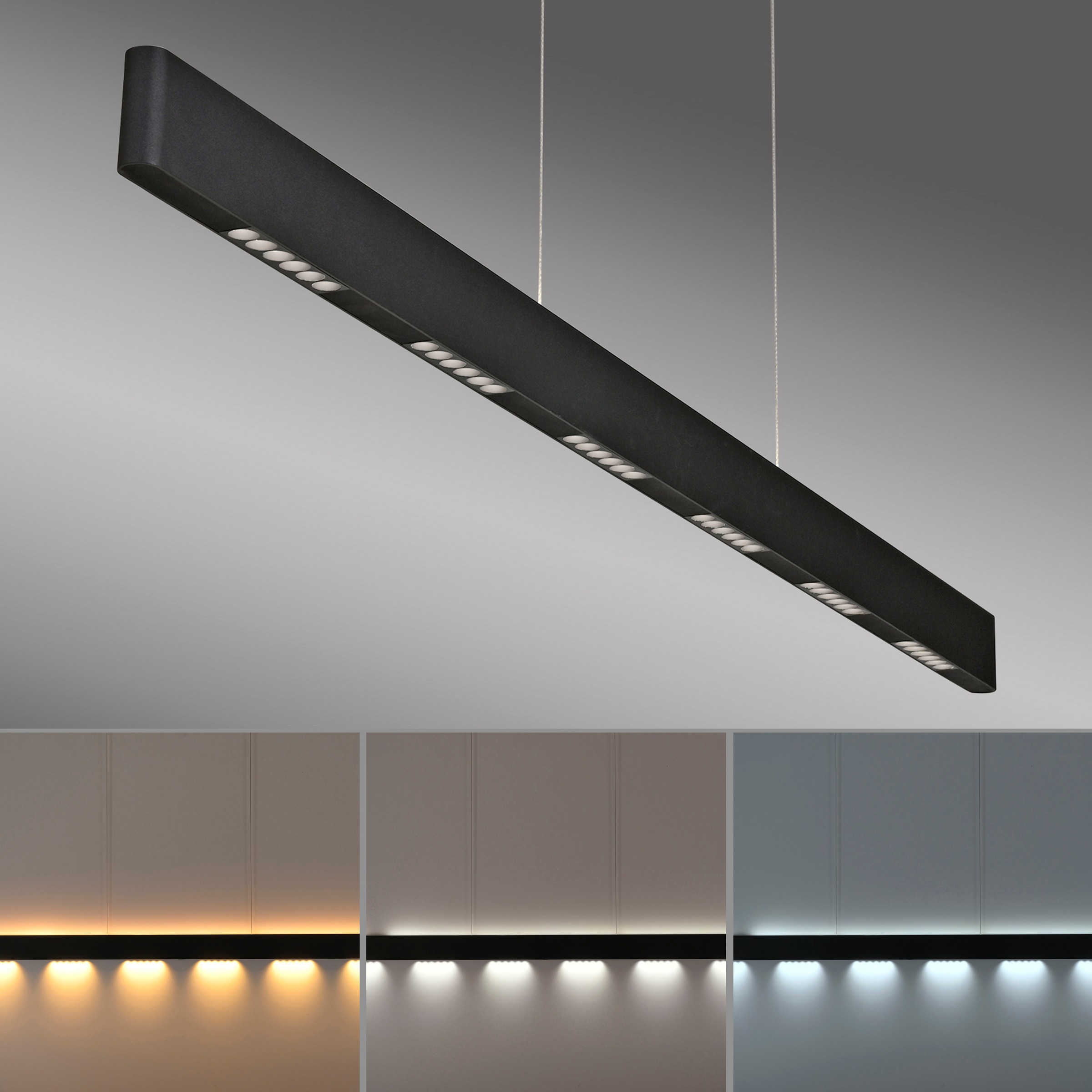 Neuhaus Q DESIGN CONTROL LIGHTS LED Pendelleuchte »Q-STRETTO« LED-Board 1 Stk. warmweiß - kaltweiß