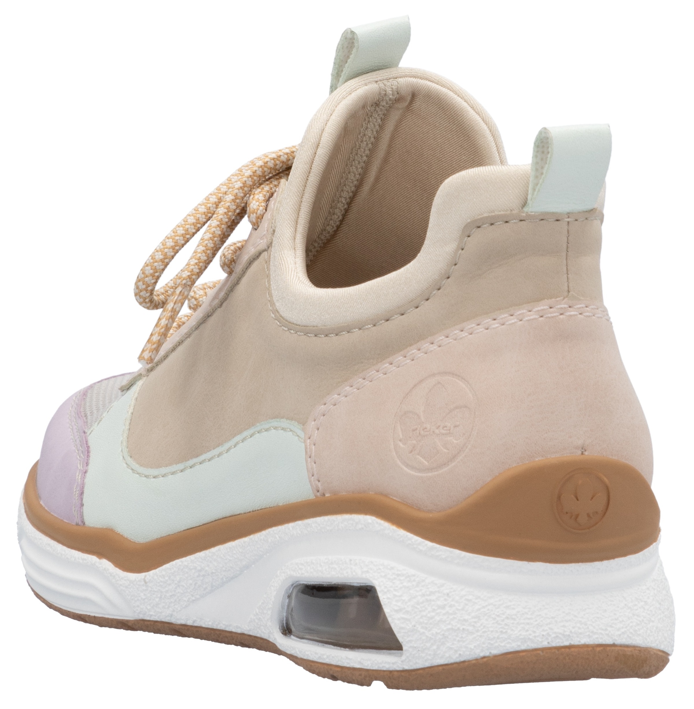 Rieker Slip-On Sneaker, Halbschuh, Freizeitschuh, Schlupfschuh mi elastischem Einstieg