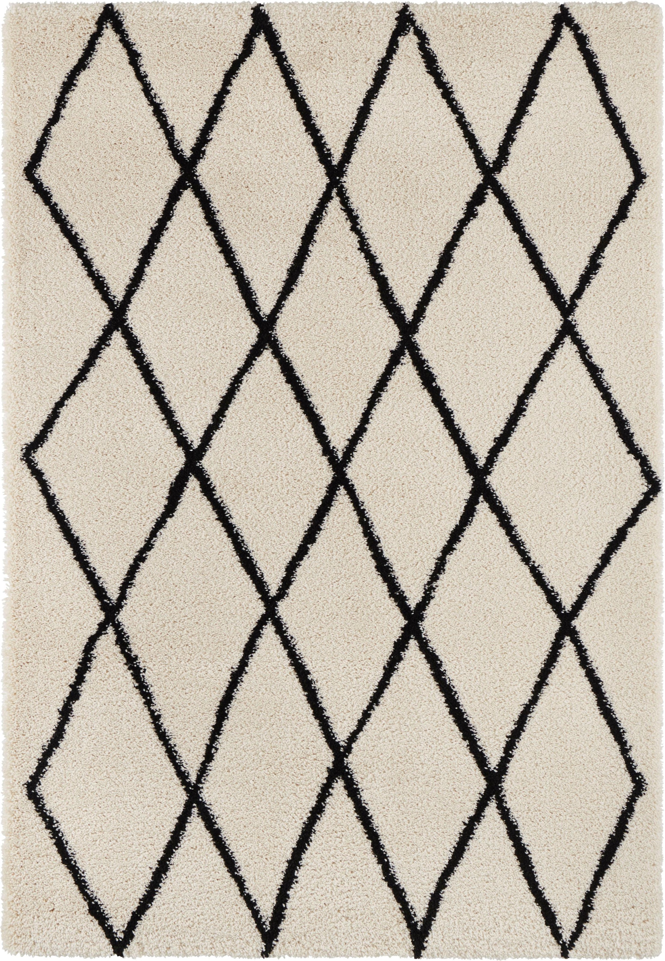 freundin Home Collection Hochflor-Teppich »Truth«, rechteckig, 35 mm Höhe, Besonders weicher Flor, Langflor mit Scandi Look, Robust Pflegeleicht