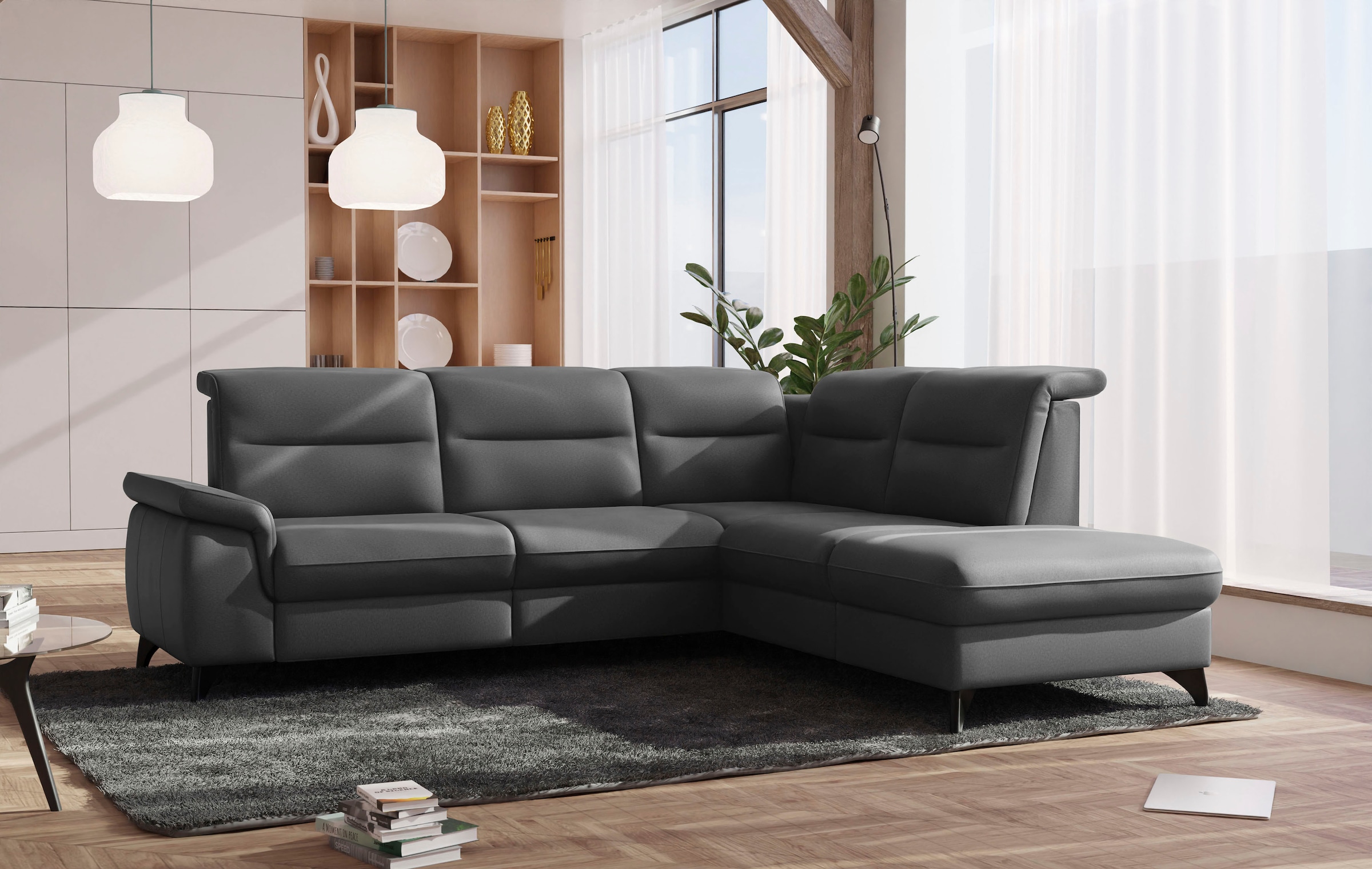 sit&more Ecksofa »Astoria L-Form«, wahlweise mit motorischer Relaxfunktion günstig online kaufen