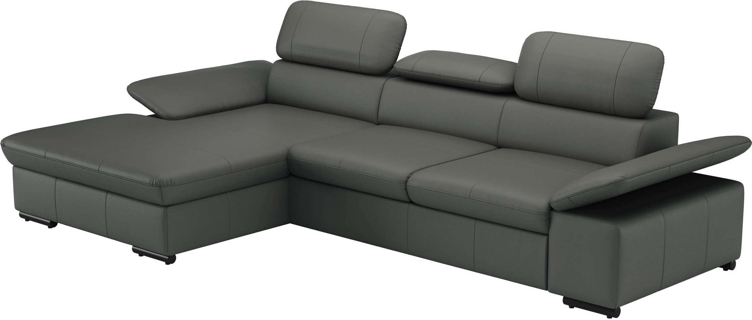 sit&more Ecksofa »Alcudia L-Form«, wahlweise mit Bettfunktion