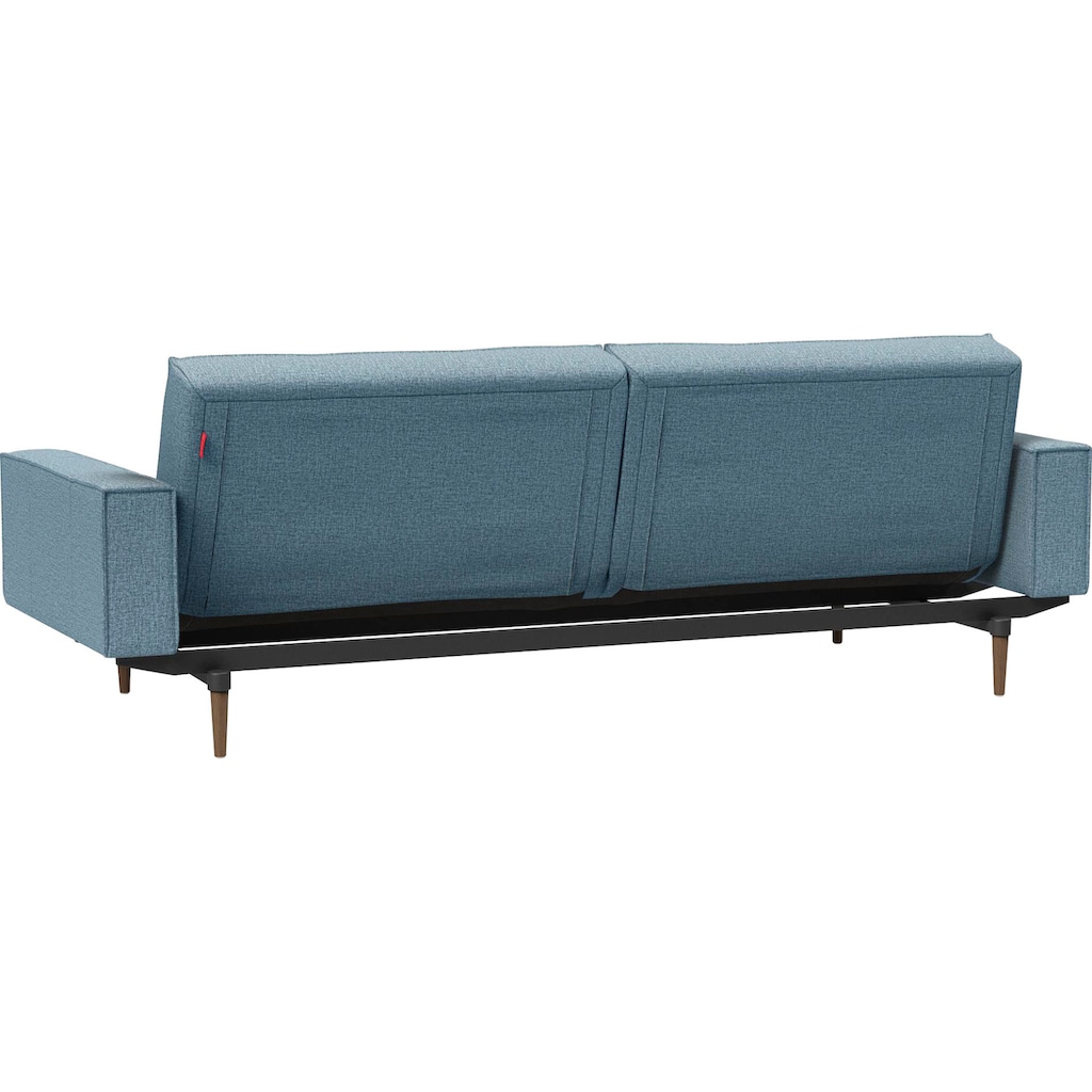 INNOVATION LIVING ™ Sofa »Splitback«, mit Armlehne und dunklen Styletto Beinen, in skandinavischen Design