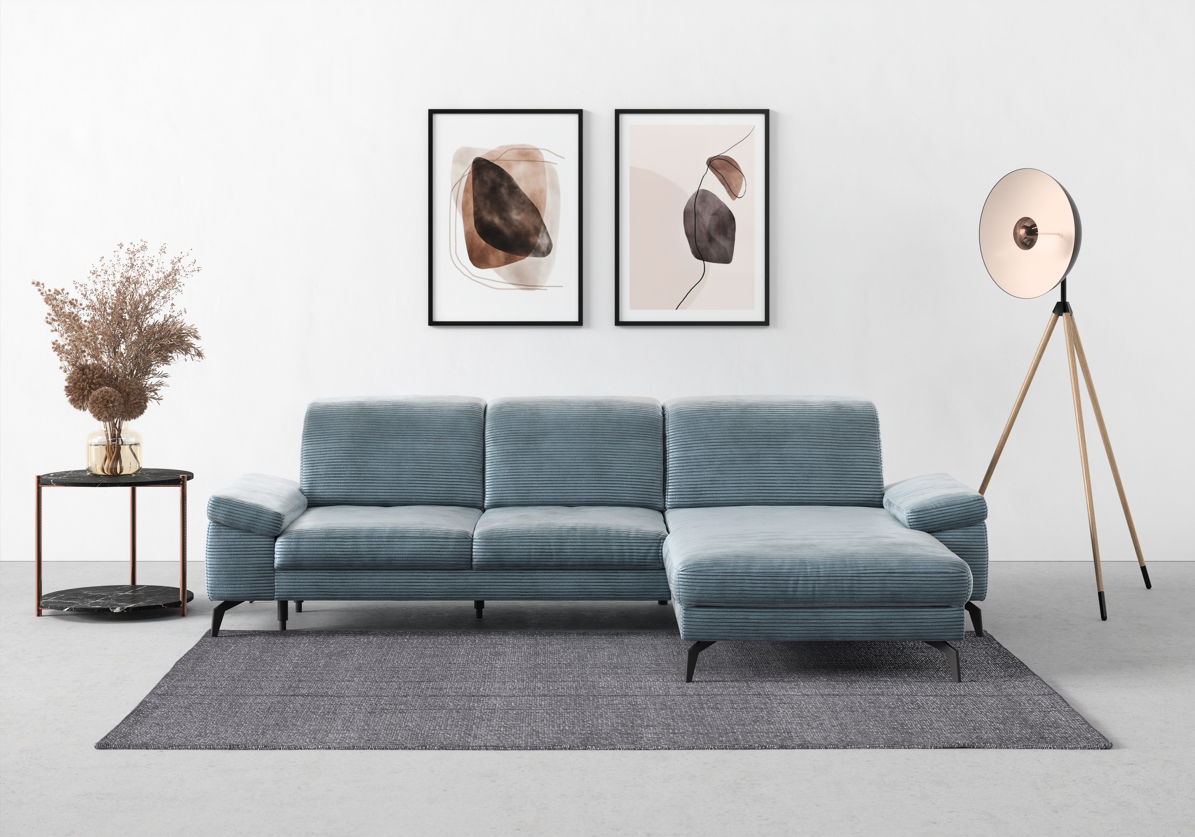 sit&more Ecksofa »Cabana L-Form« Recamiere, wahlweise mit Sitztiefen-, Arml günstig online kaufen
