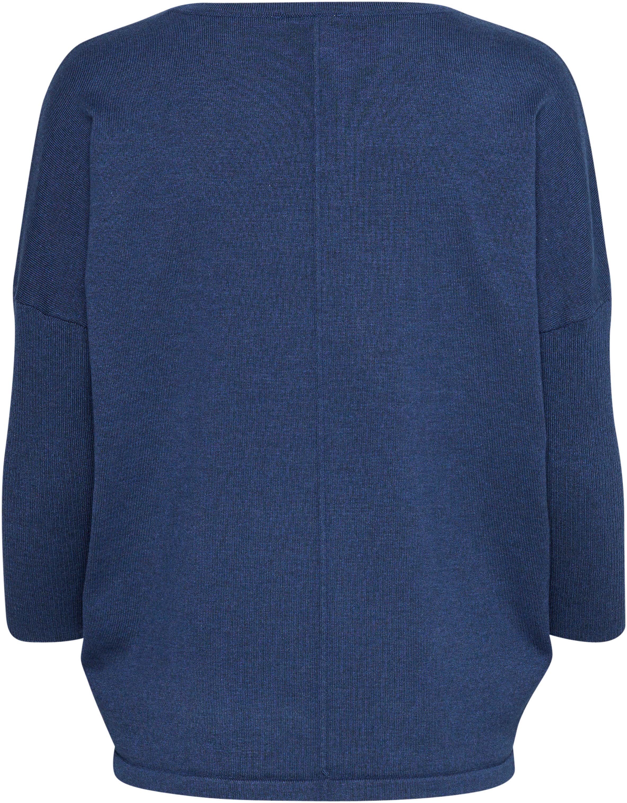 Saint Tropez Rundhalspullover »A2561, MilaSZ R-Neck« Feinstrick mit Viskose, Casual Fit