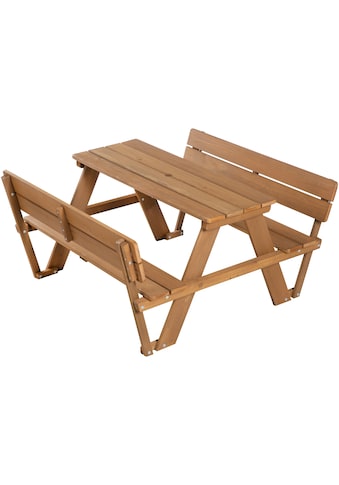 Kindersitzgruppe »Picknick for 4 Outdoor Deluxe, Teakholz«, mit Lehne