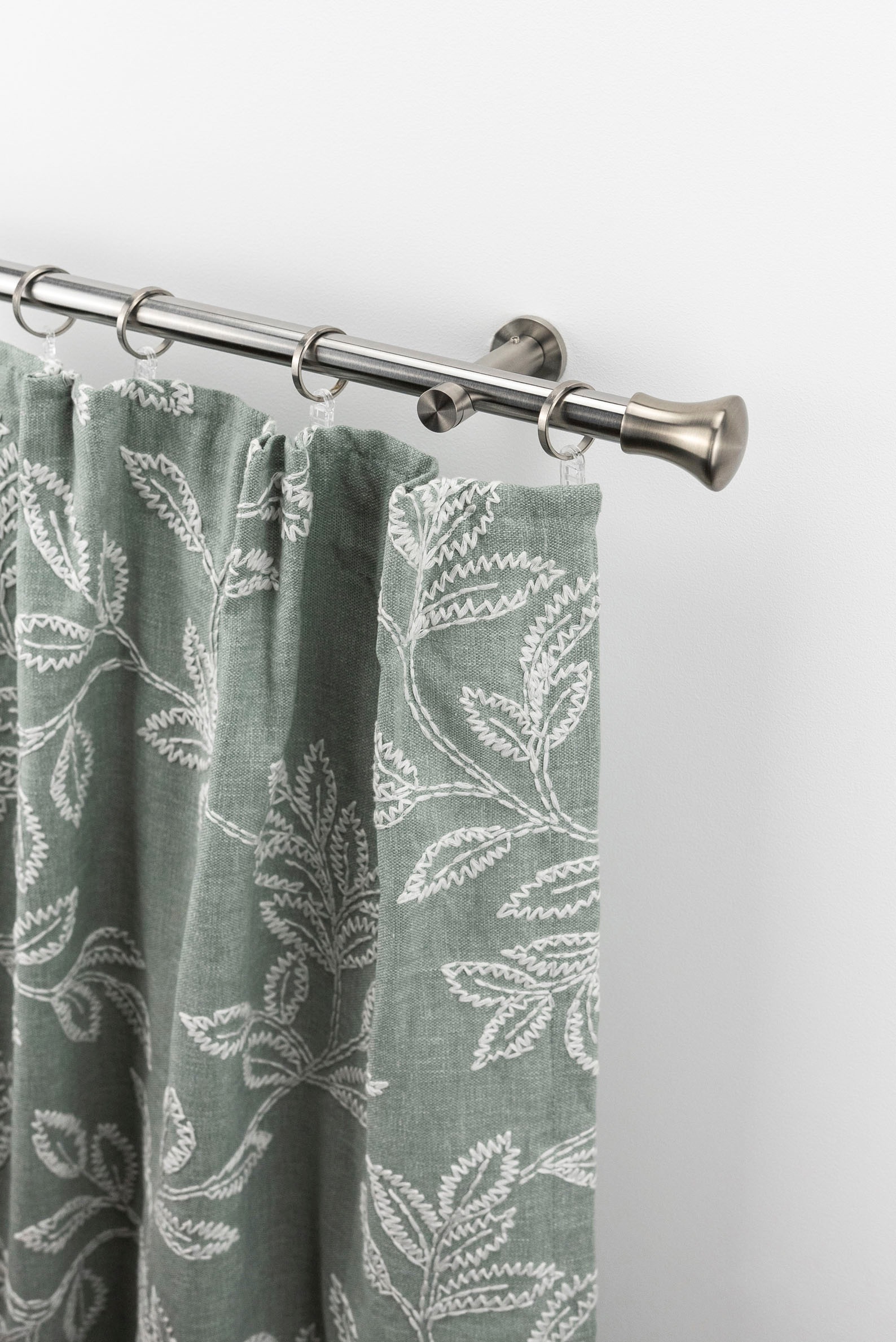 GARESA Gardinenstange »Anita Vollrund« 1 läufig-läufig Wunschmaßlänge;Träge günstig online kaufen