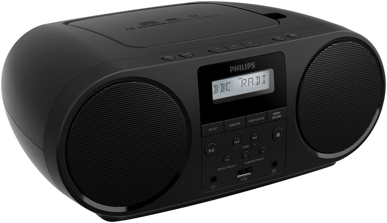 Philips UKW-Radio »TAZ6000/10«, (Bluetooth UKW mit RDS-Digitalradio (DAB+) 4 W)