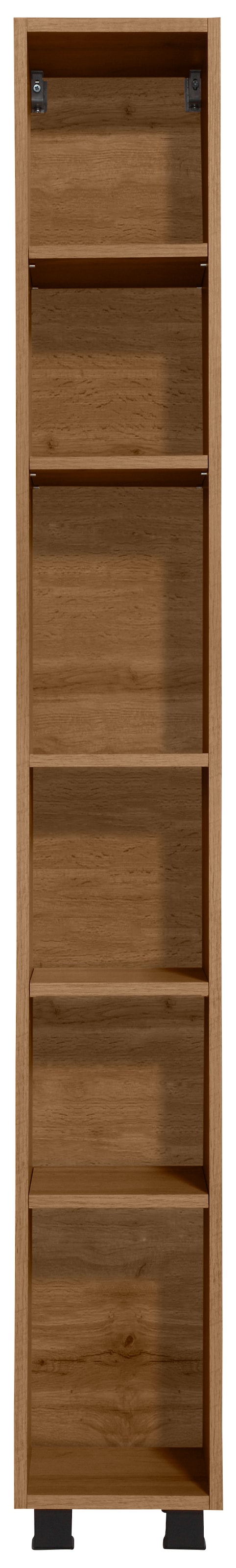 welltime Hochschrank »Trento, Badmöbel, Badregal, Regal, Breite 25 cm«, Standregal, Badezimmer-Regal, für viel Stauraum