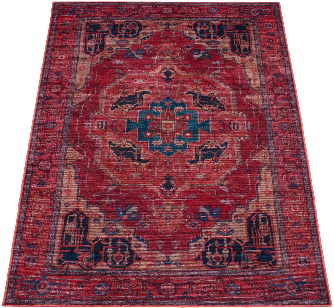 Paco Home Teppich »Bordeaux 241«, rechteckig, 4 mm Höhe, Kurzflor, Orient-O günstig online kaufen