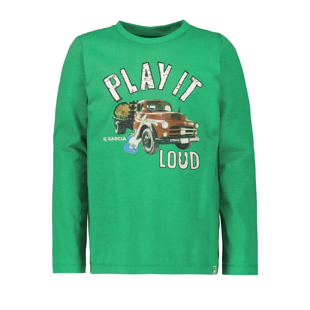 Garcia Langarmshirt »PLAY IT LOUD«