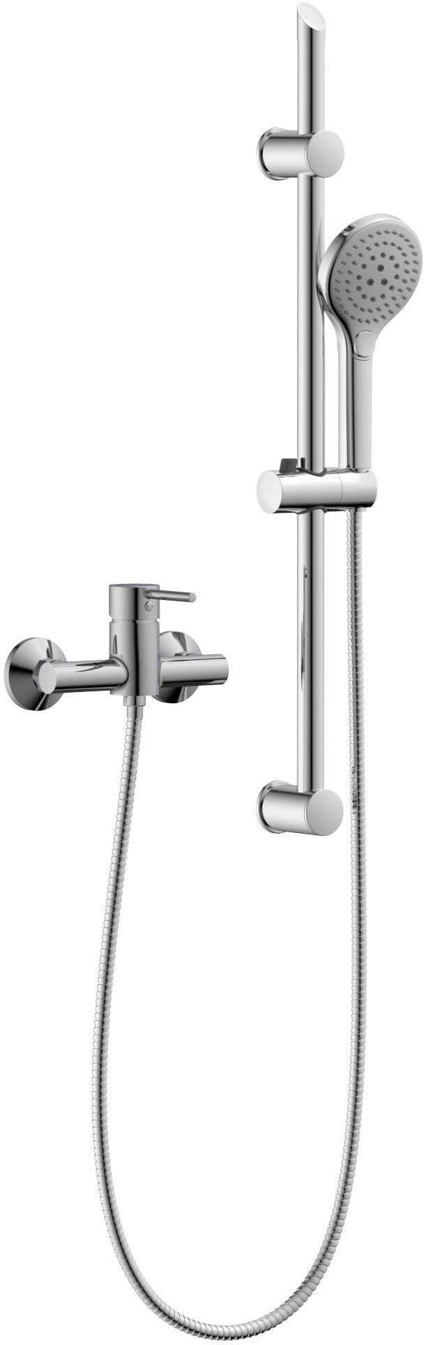 Schütte Duschsystem »SAMANA«, wassersparend, Antikalk, 3-fach verstellbar, Wasserstoppfunktion