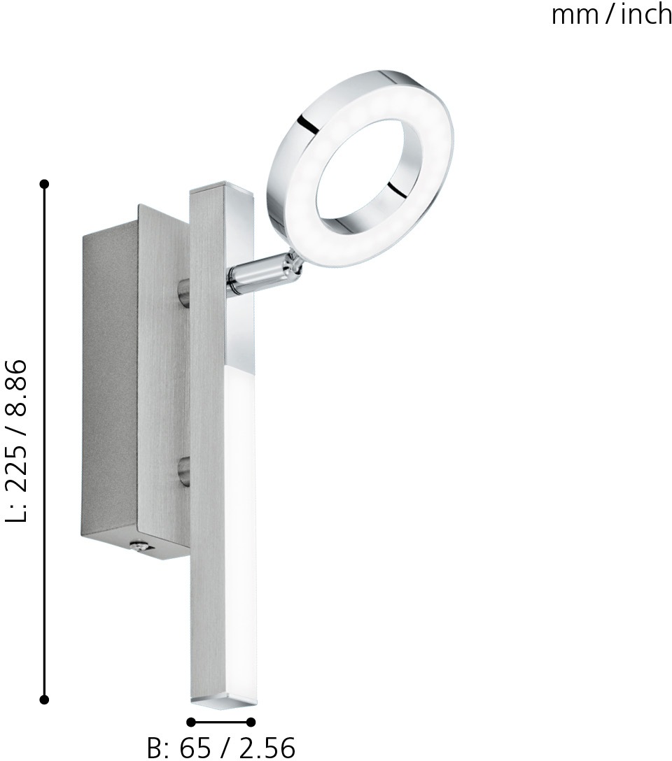 EGLO LED Wandleuchte »CARDILLIO 1«, 2 flammig, Leuchtmittel LED-Board   LED günstig online kaufen