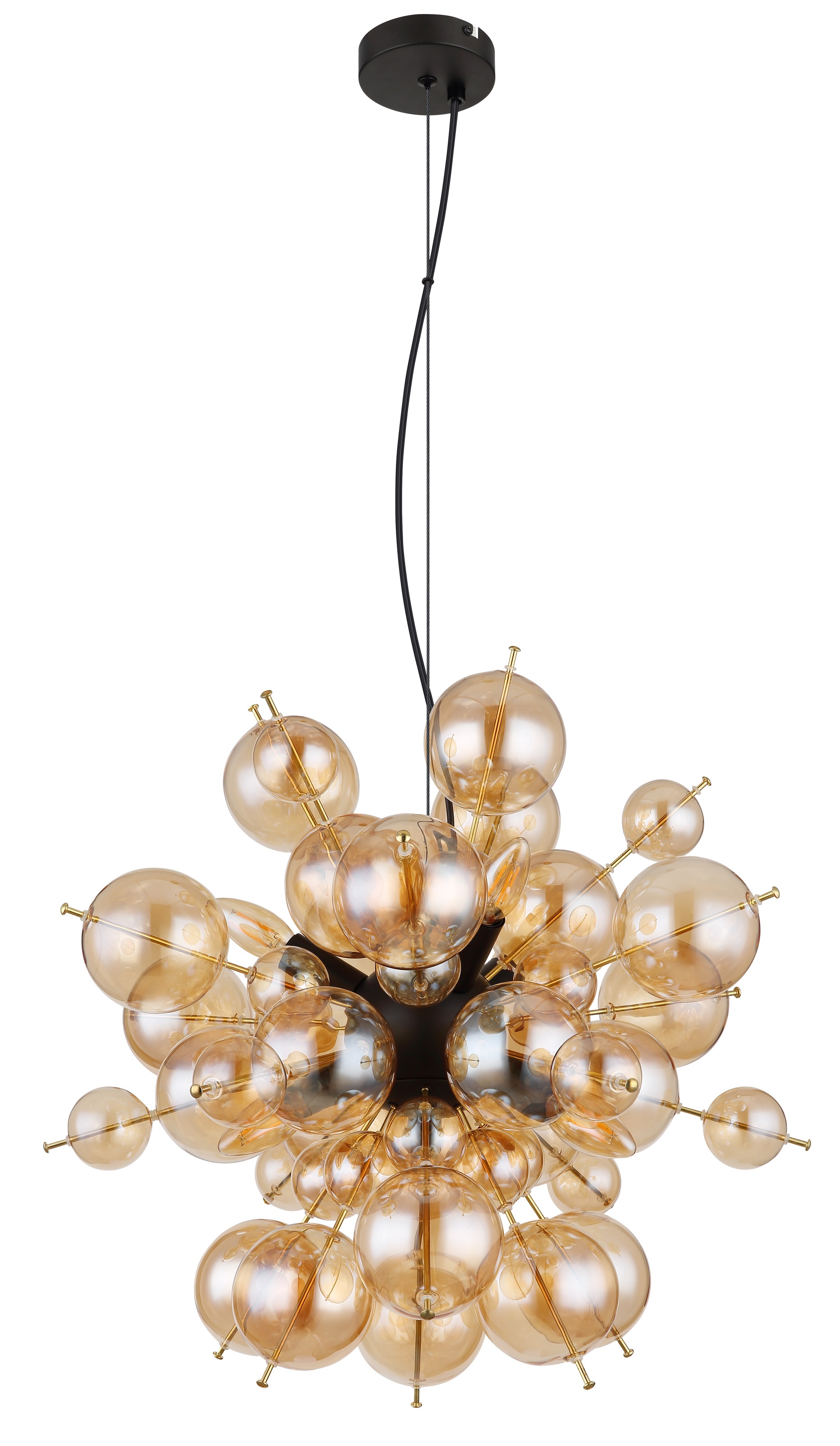 GLOBO LIGHTING Hängeleuchte »UDO«, Leuchtmittel E14 | ohne Leuchtmittel, Hängelampe/Pendelleuchte/Esszimmer/Wohnzimmer/Esstisch