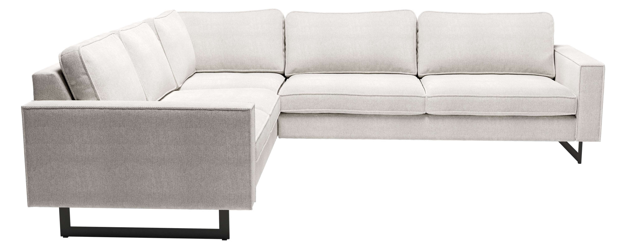 Places of Style Ecksofa »Pinto, XXL, 250/290 cm, langer Schenkel, Ottomane« günstig online kaufen