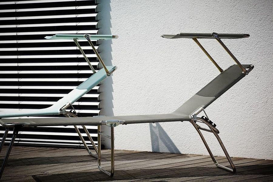 Fiam Relaxliege »fiam amigo 40+ sun«, Dreibeinliege mit Sonnendach