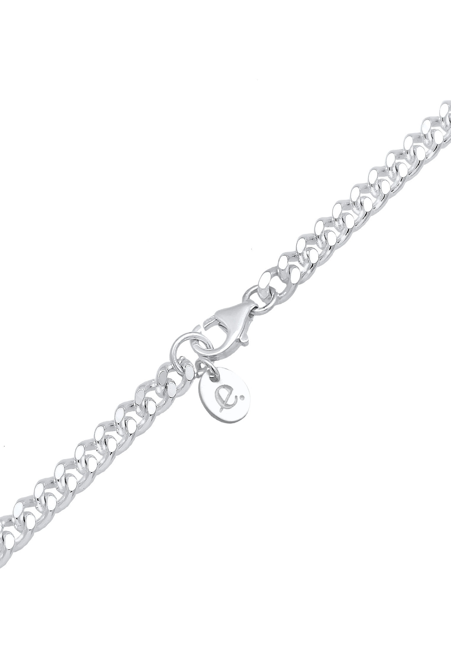 Elli Premium Kette ohne Anhänger »Panzerkette Massiv Basic Kombinierbar 925er Silber«