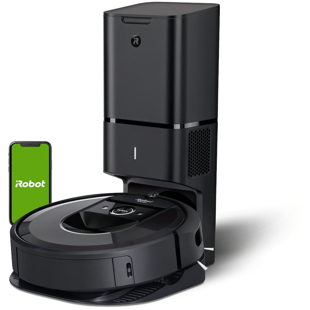 iRobot Saugroboter »Roomba i7+ (i7558+)«, App-/Sprachsteuerung, Einzelraumkaritierung, Autom. Absaugstation