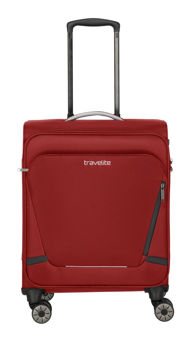 travelite Handgepäck-Trolley »JETPACK Max 4 Cabin, konzip. für Lufthansa, Austrian Airlines & Swiss«, 4 Rollen, Weichgepäck-Koffer Handgepäck für die meisten gängigen Airlines