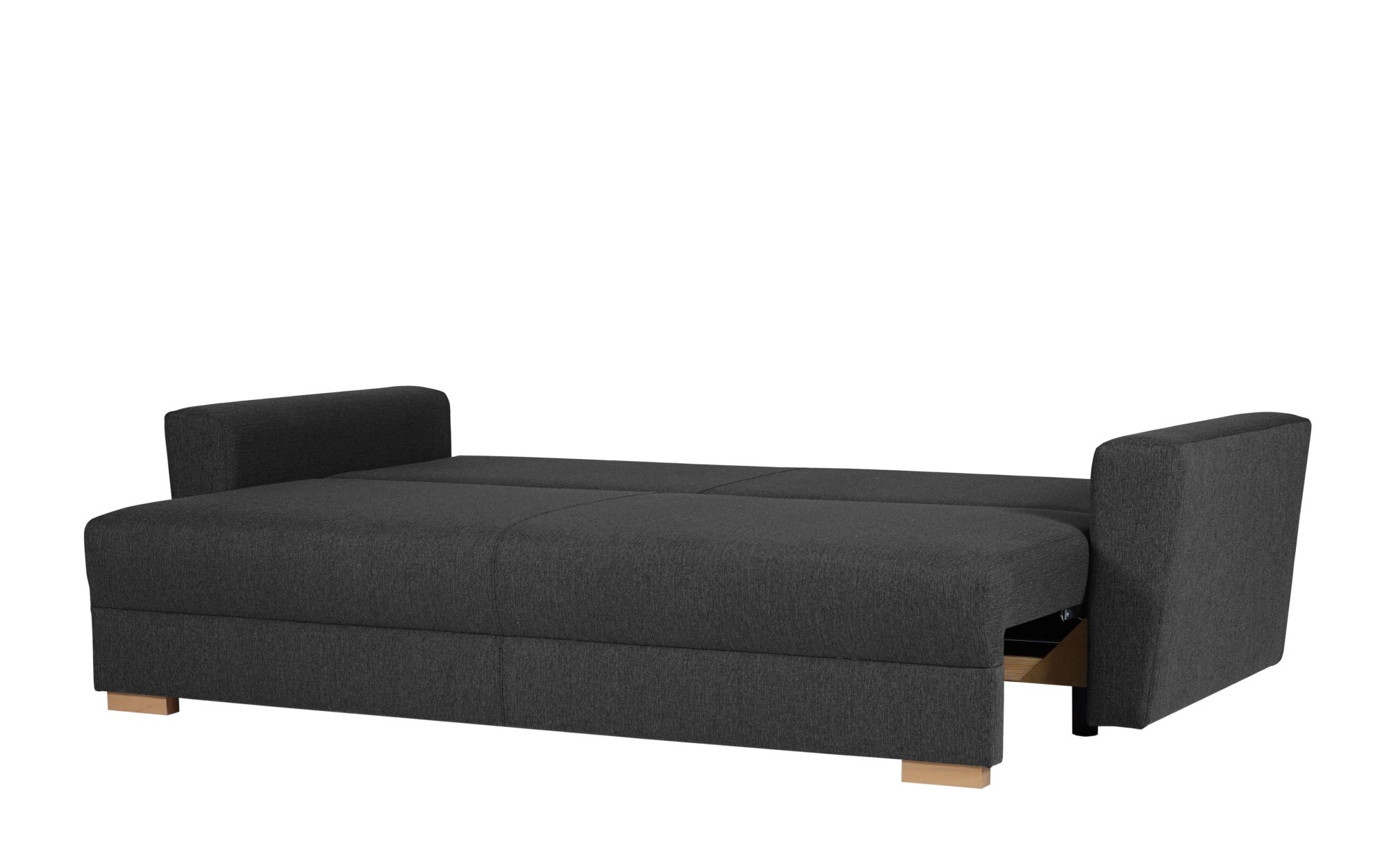 INOSIGN 3-Sitzer »MAGHERA Schlafsofa mit Bettkasten, in hochwertiger Verarbeitung«, mit Wellenunterfederung, Cord und Struktur-Bezug, B/H/T 230/92,5/79 cm