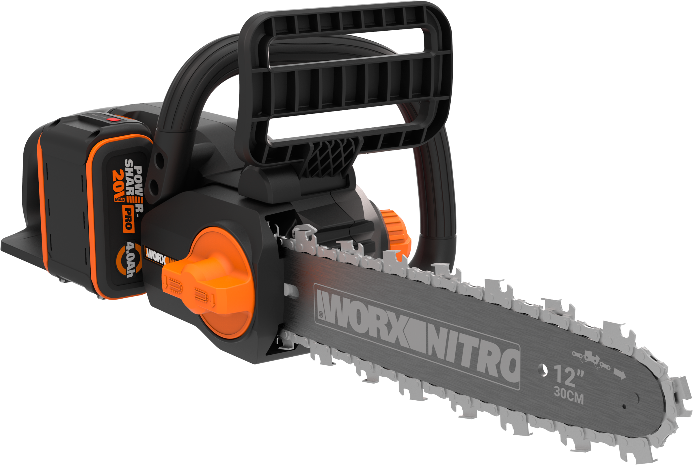 Worx Akku-Kettensäge »WG350E Nitro Profi«, leistungsstarke Holzsäge, 10m/s, inkl. Akku und Ladegerät