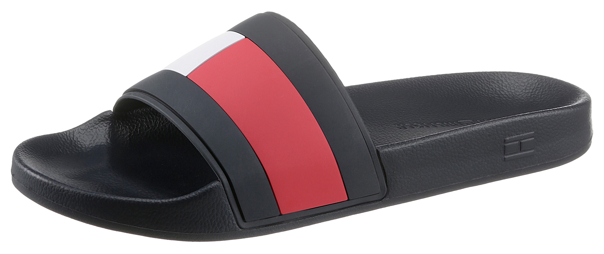 Tommy Hilfiger Badepantolette »ESSENTIAL FLAG POOL SLIDE«, mit plakativer Flagge,... kaufen