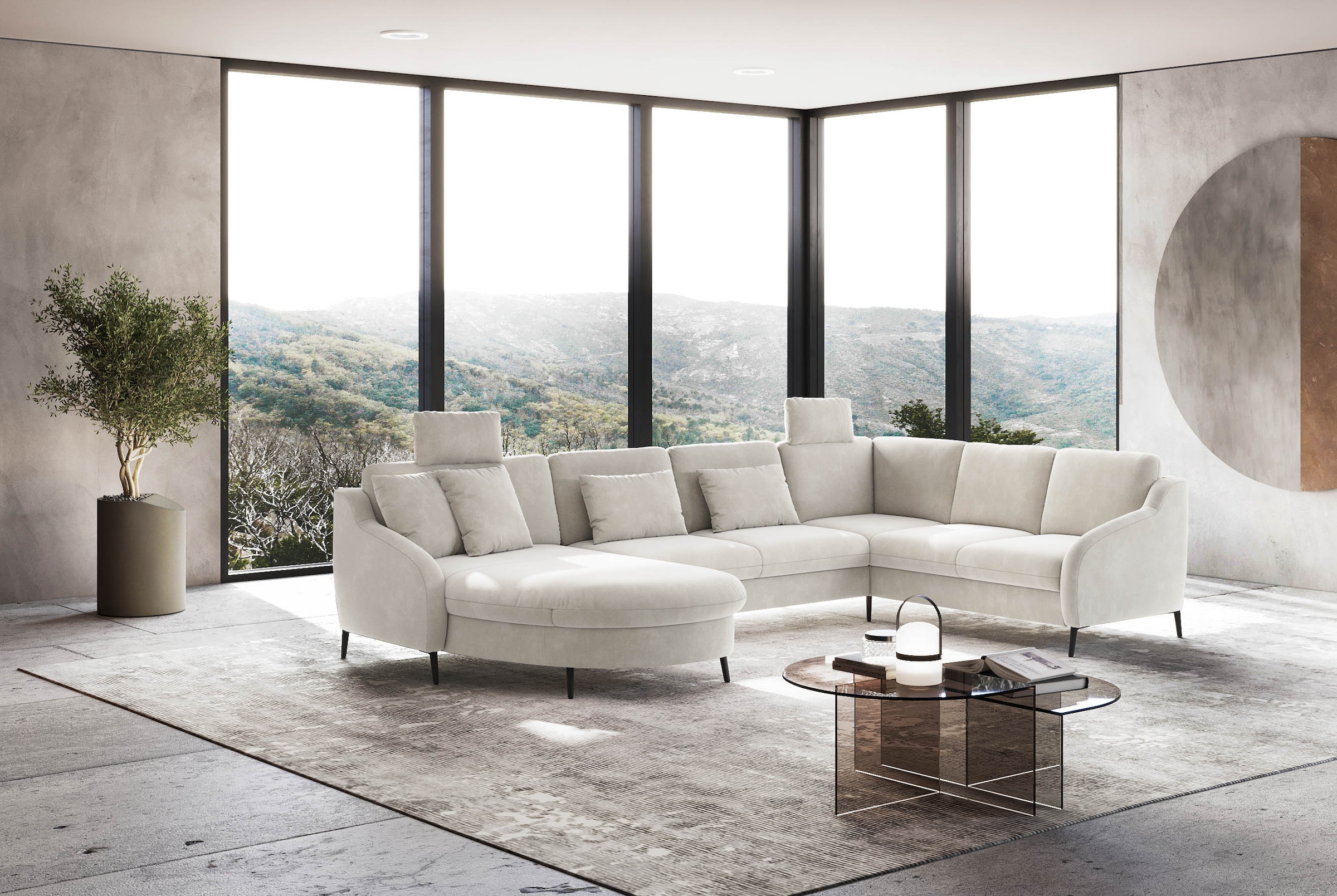 sit&more Wohnlandschaft »Soul U-Form«, wahlweise mit Bettfunktion und Schubkasten