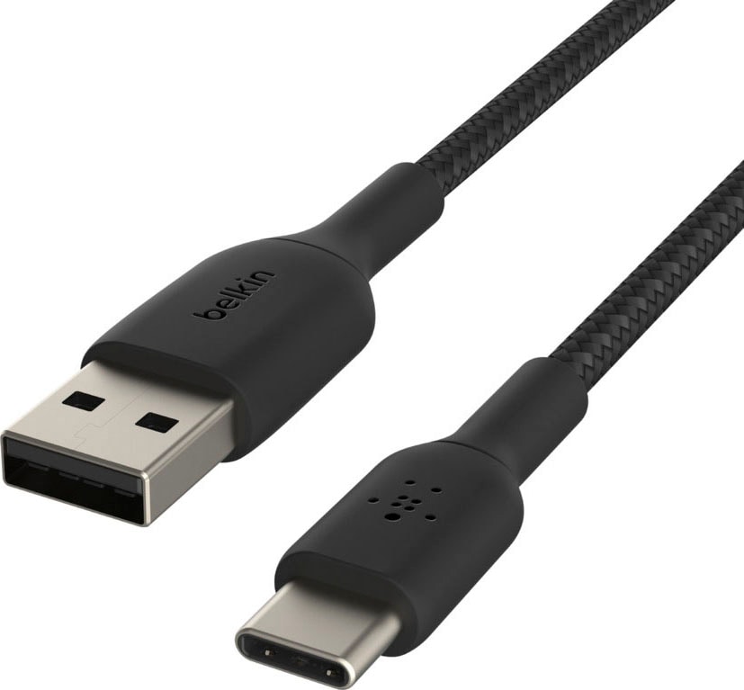 Belkin Smartphone-Kabel »USB-C/USB-A Kabel ummantelt, 1m«, USB Typ A-USB-C, 100 cm