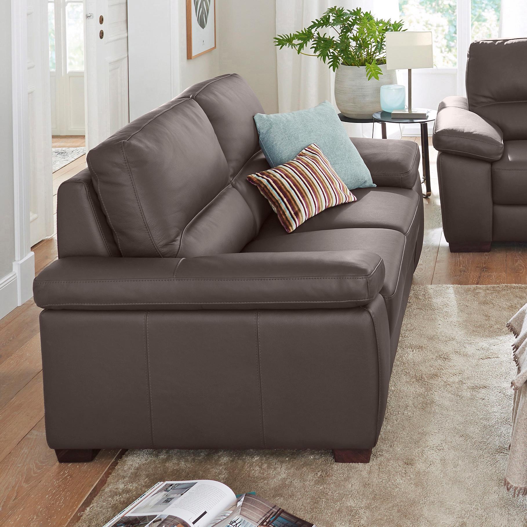 CALIA ITALIA 3-Sitzer »Gaia, hochwertiges Ledersofa mit erstklassigem Sitzkomfort«, edles Design, in zwei hochwertigen Lederqualitäten