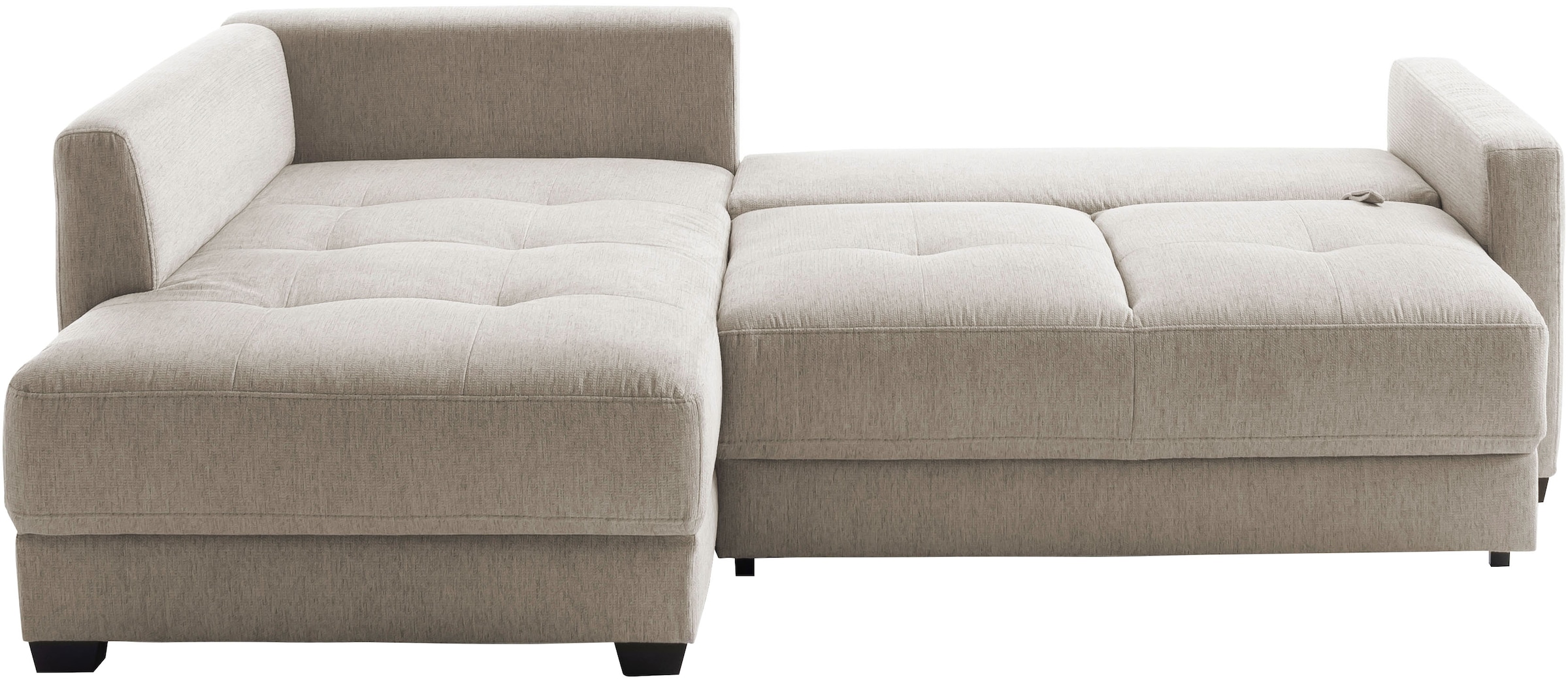 Mr. Couch Ecksofa »Pierre, L-Form mit BoxSpring«, Mit Boxpring-Taschenfederkern