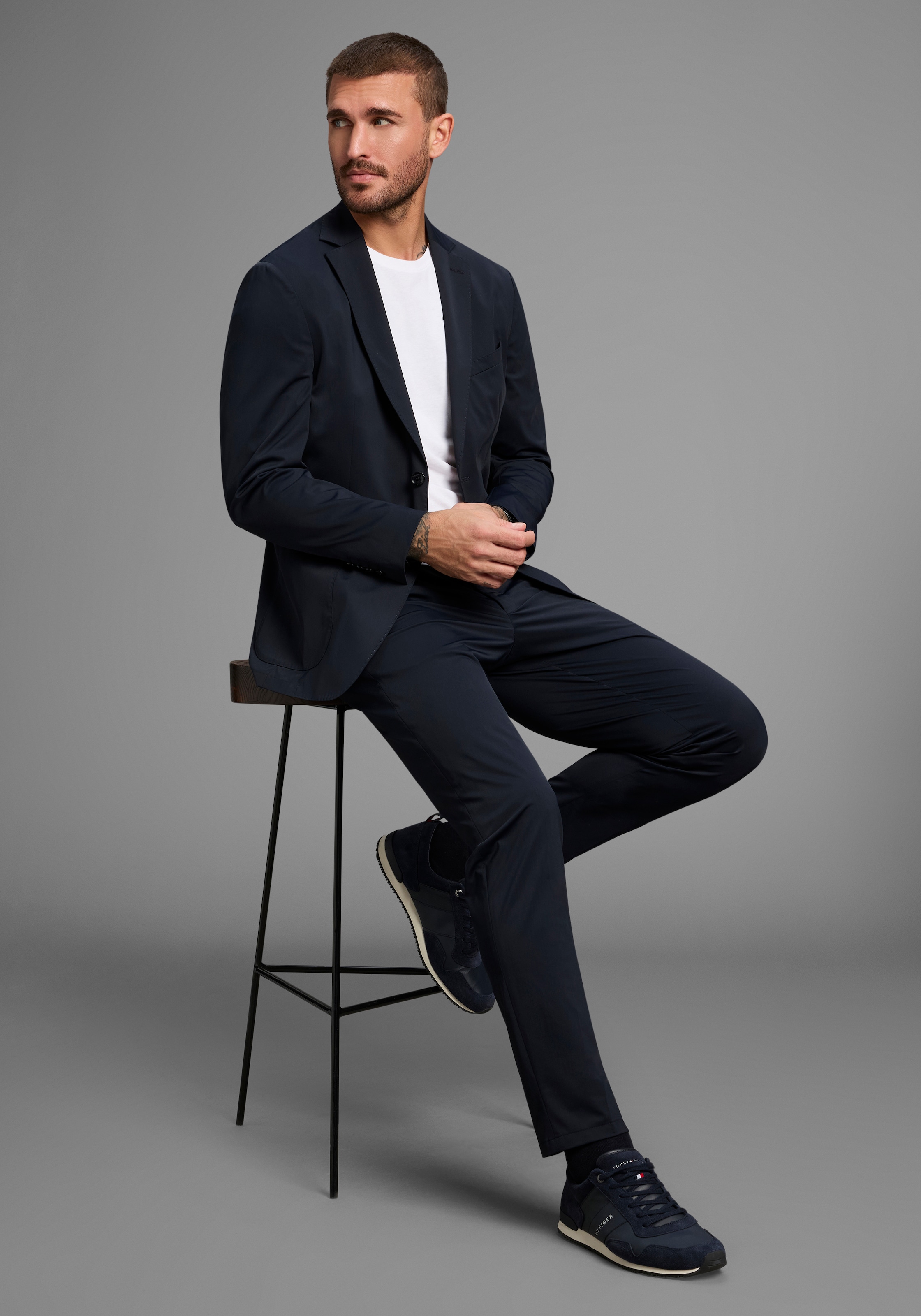 Bruno Banani Anzug, (2 tlg.), slim fit