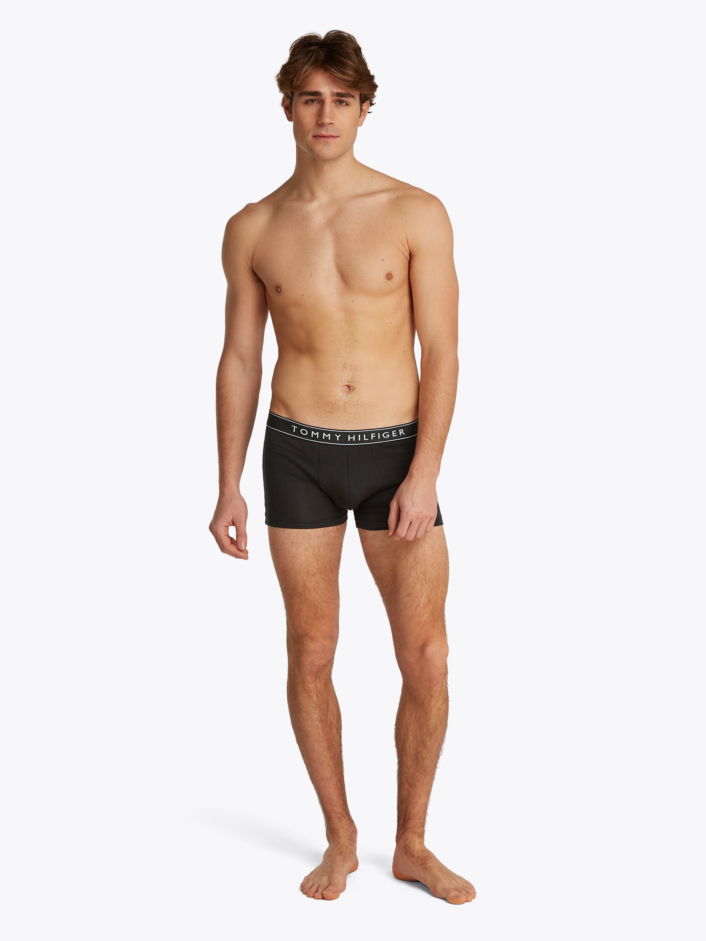Tommy Hilfiger Underwear Trunk »3P TRUNK DTM«, (Packung, 3 St., 3er), mit Logobund