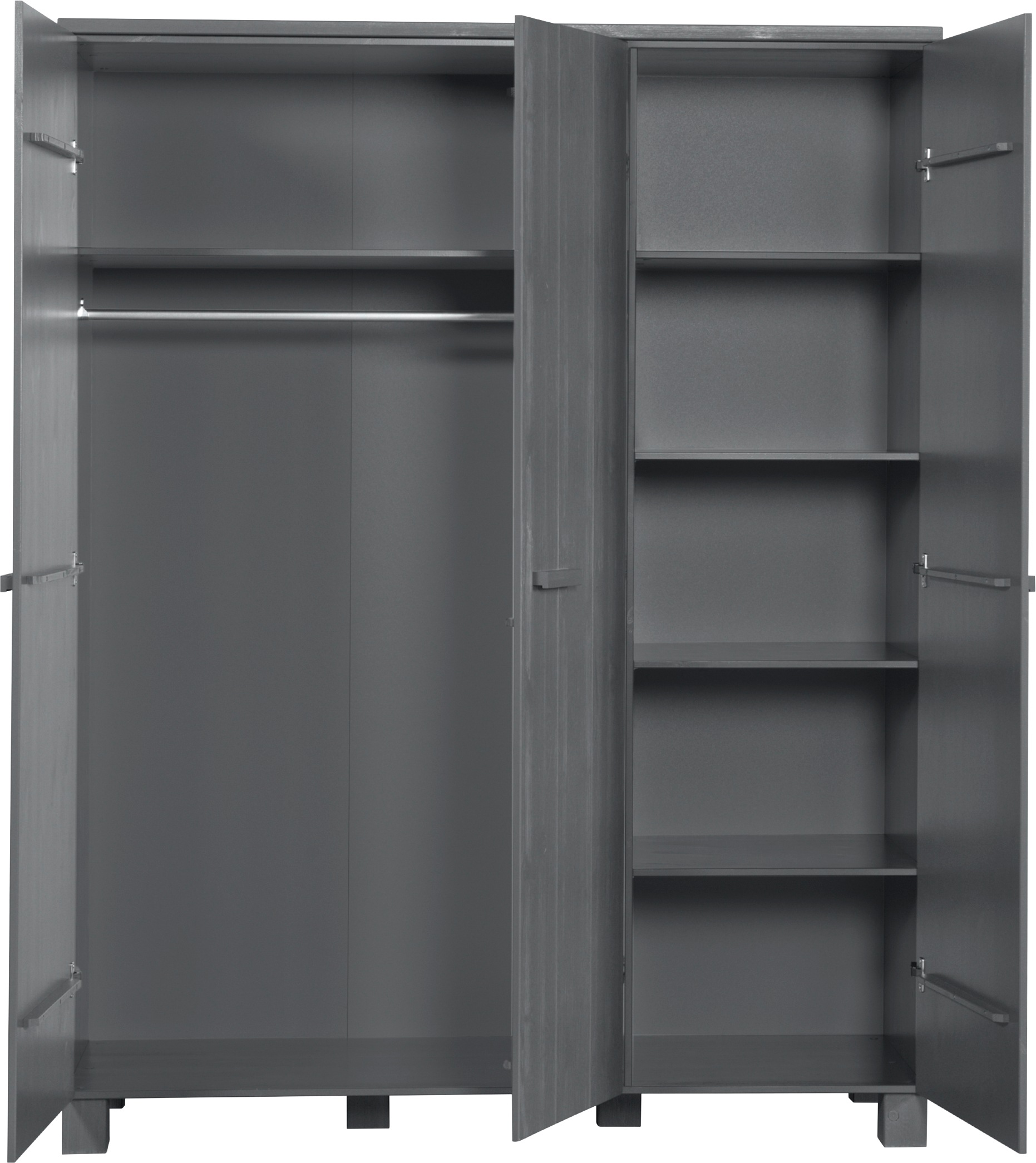 WOOOD Garderobenschrank »Dennis«, mit Kleiderstange, Breite 158 cm