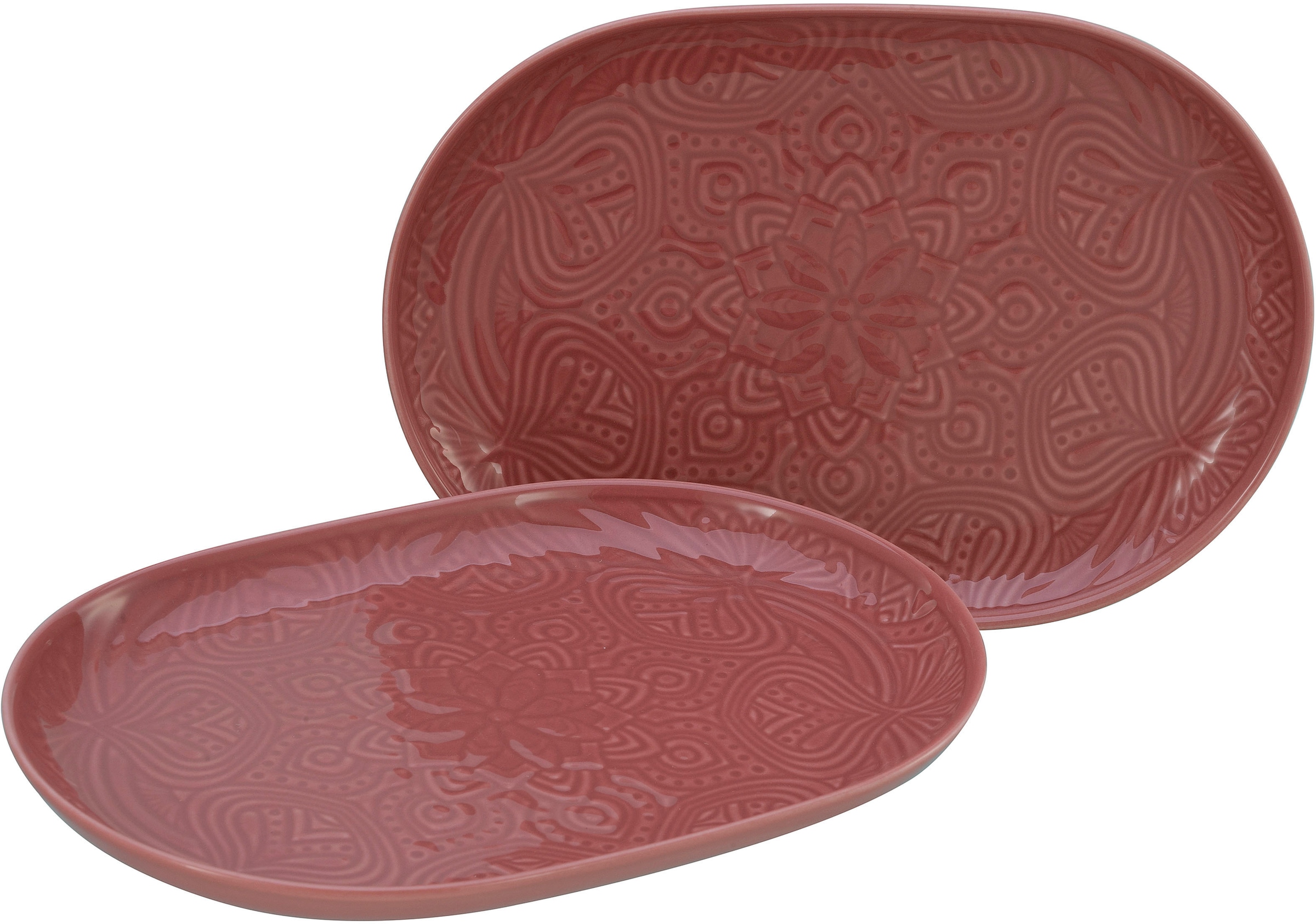 CreaTable Servierplatte »Orient Mandala« Servierset, je 28x20 cm günstig online kaufen