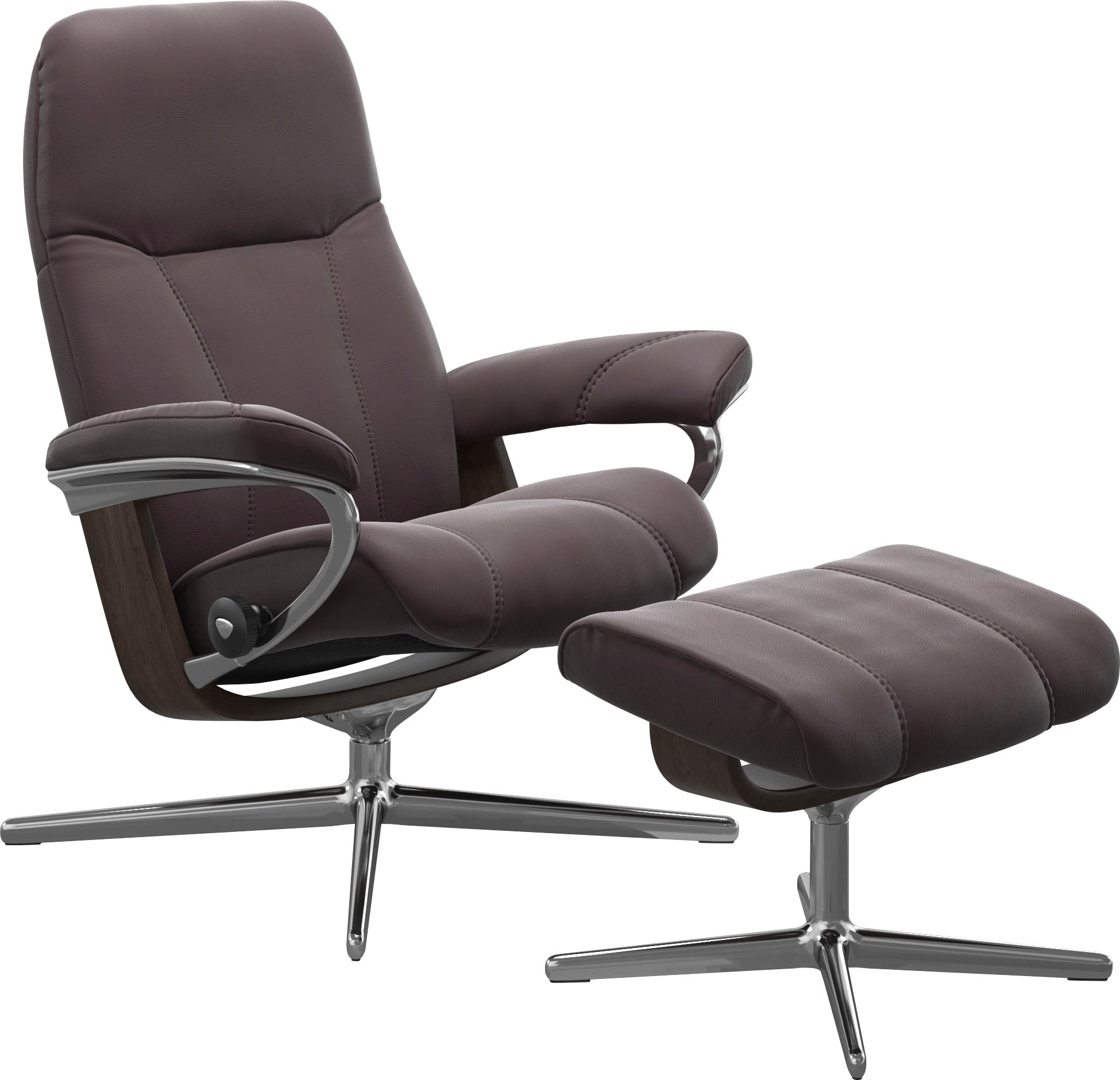 Stressless "Consul" mit Cross Base, Größe S, M & L, Holzakzent Wenge günstig online kaufen