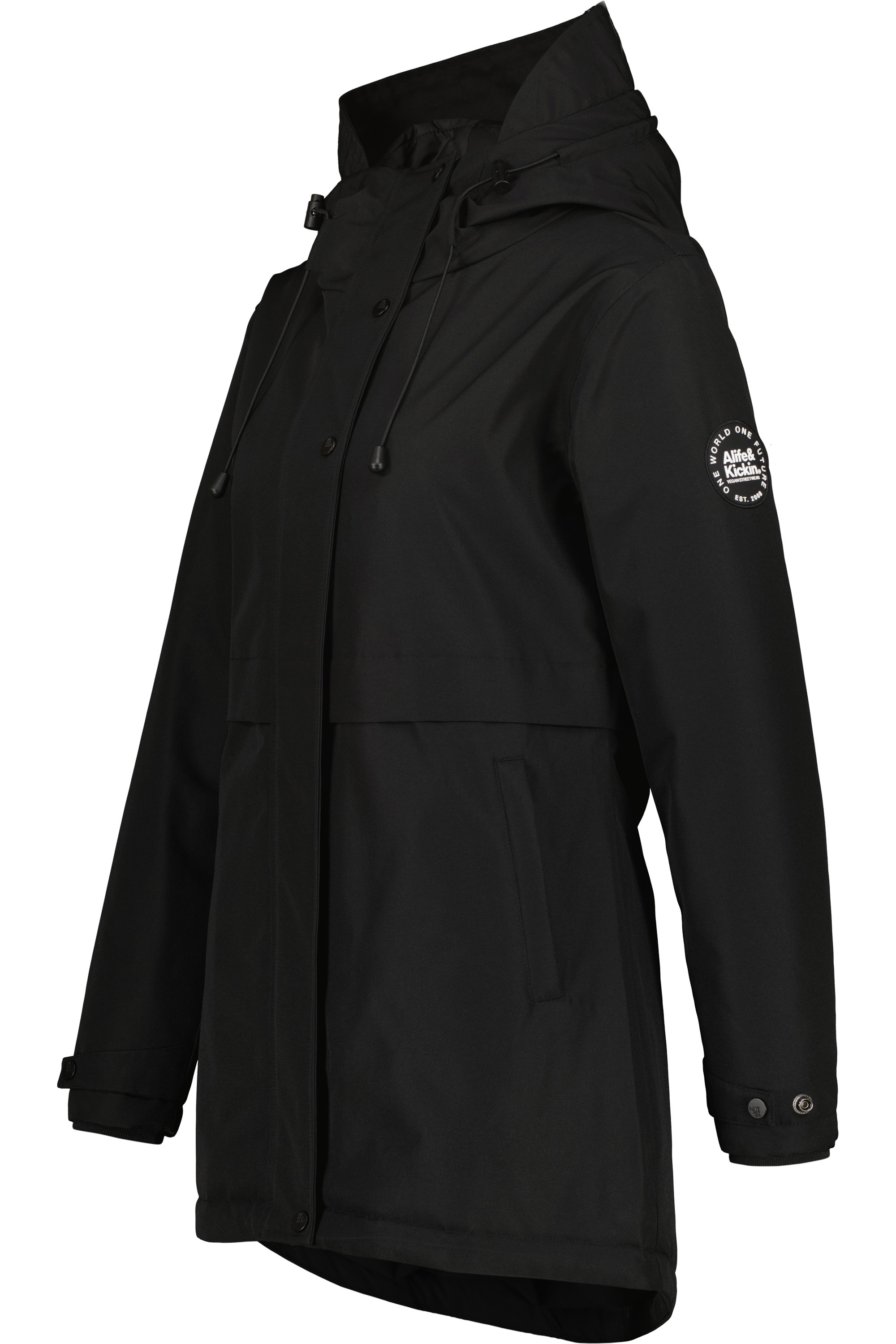 Alife & Kickin Winterjacke »Damen MarlyAK A«, Leicht taillierte Jacke mit Ärmelbündchen und Kapuze