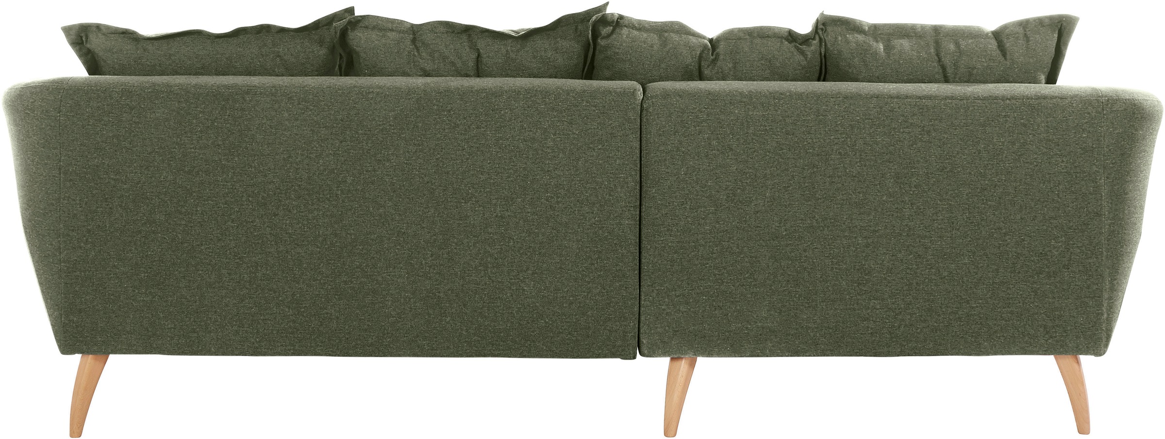 Home affaire Ecksofa »Baggio formschöne Polsterecke, bequem, Breite 277cm, L-Form«, Zierkissen inklusive