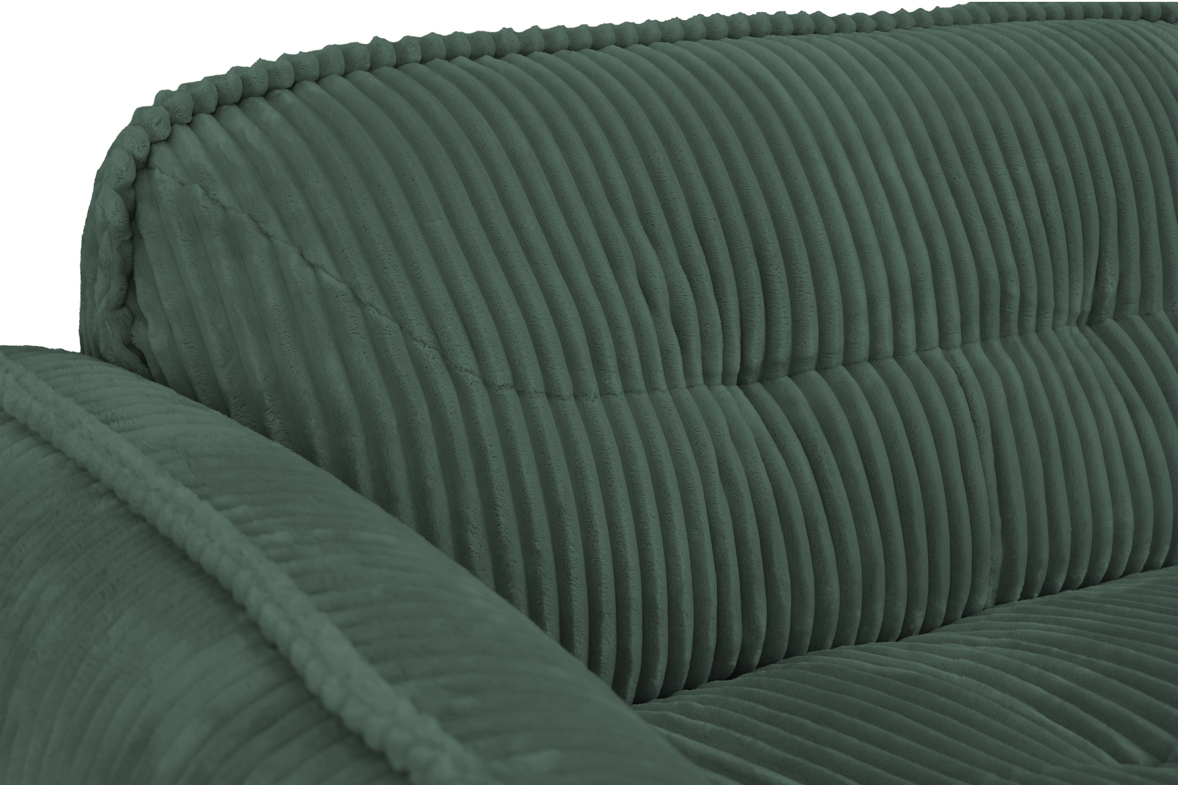TRENDMANUFAKTUR Chaiselongue »Be Fluffy, mit Rundumbezug, Loveseat mit moderner breiter Kedernaht« mit softem Sitzkomfort, in hochwertigem Breitcord mit weicher Haptik