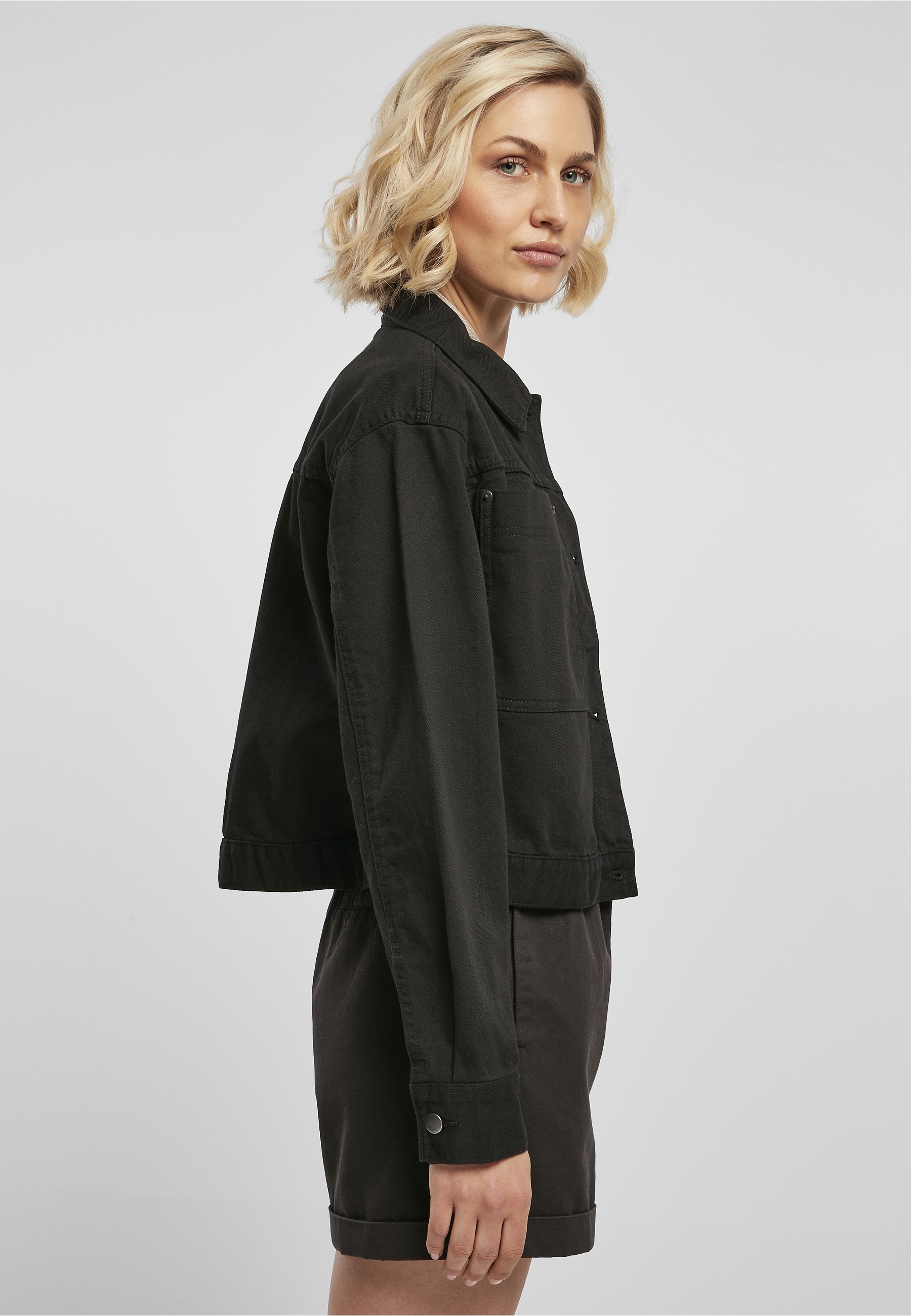 URBAN CLASSICS Langmantel »Urban Classics Damen Ladies Short Boxy Worker Jacket«