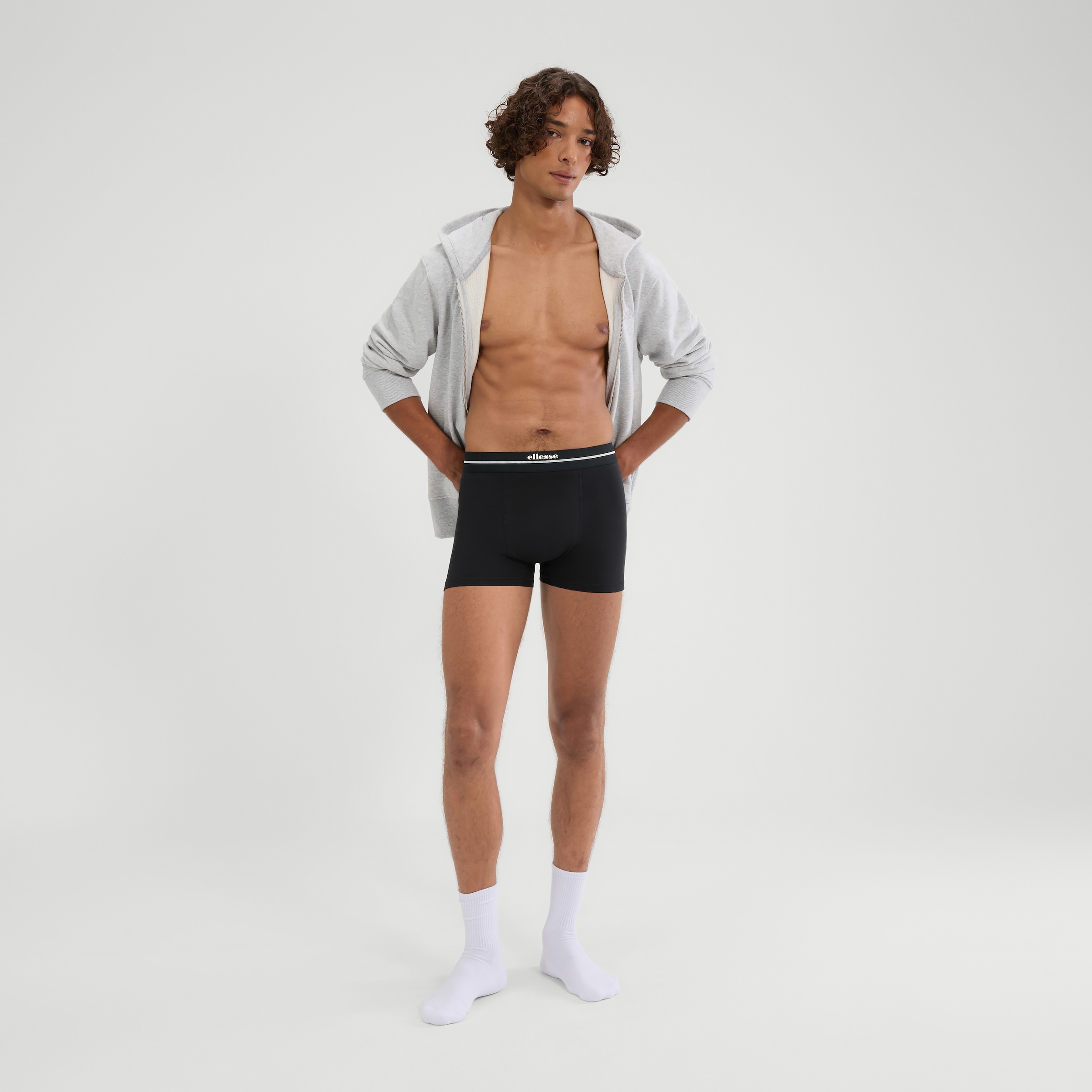 Ellesse Boxershorts sportlicher Stil, für den Alltag, aus Baumwolle und Elasthan