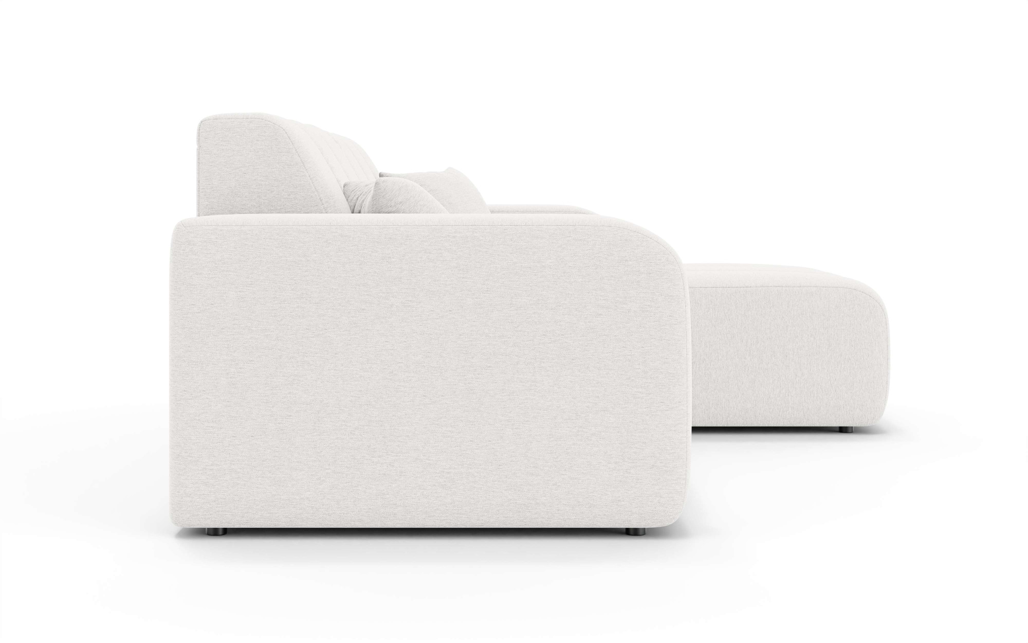 INOSIGN Ecksofa »CASSY L-Form, Schlafsofa mit Bettkasten, Maße B/T/H: 245/165/88 cm«, mit 2 Rückenkissen, Recamiere rechts oder links bestellbar
