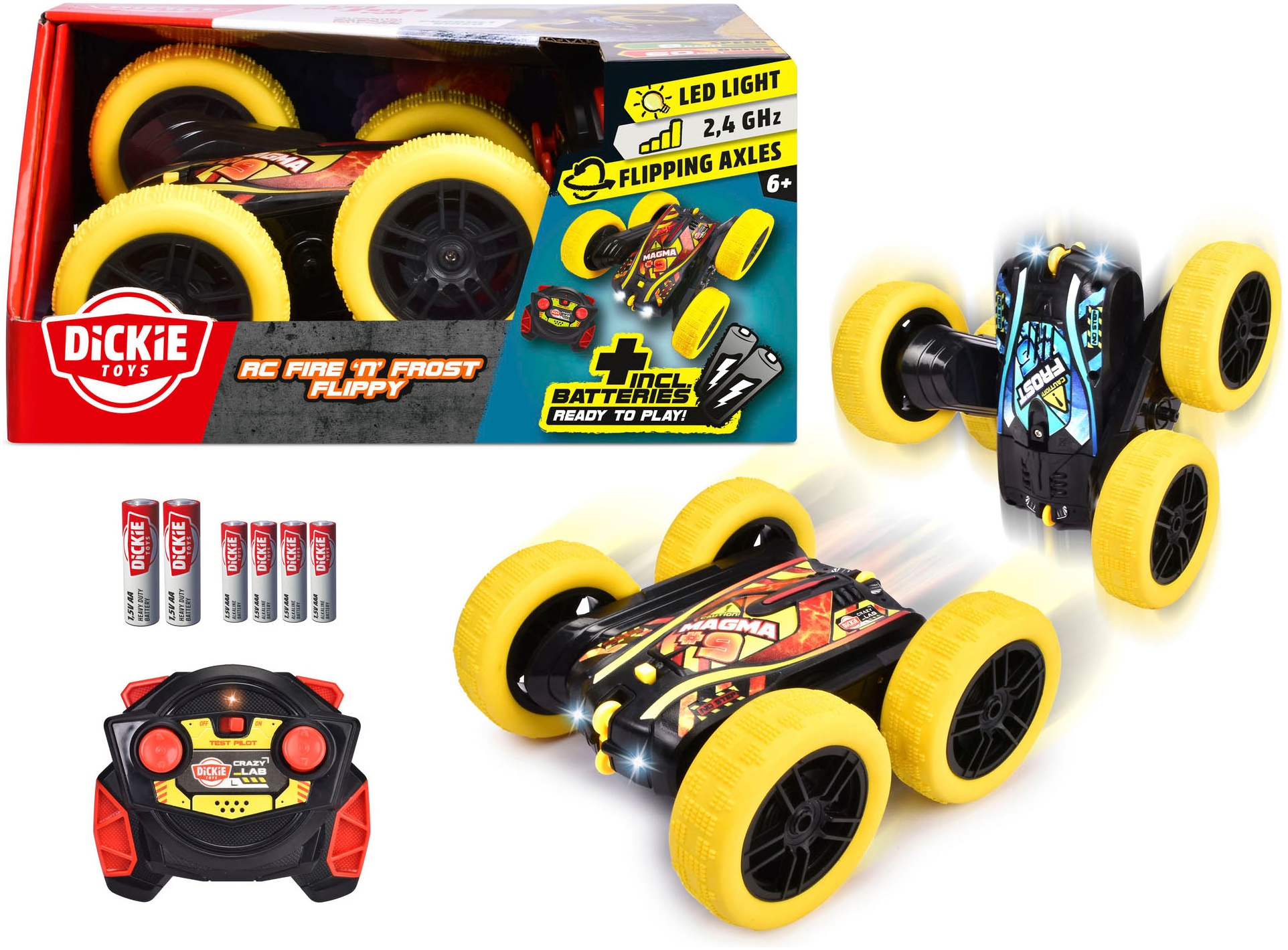 Dickie Toys RC-Auto »RC Fire 'n Frost Flippy, RTR«