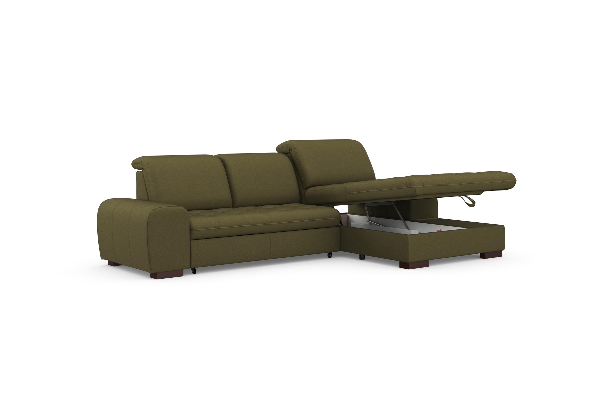 sit&more Ecksofa »Luxor L-Form«, wahlweise mit Bettfunktion, Bettkasten und Kopfteilverstellung