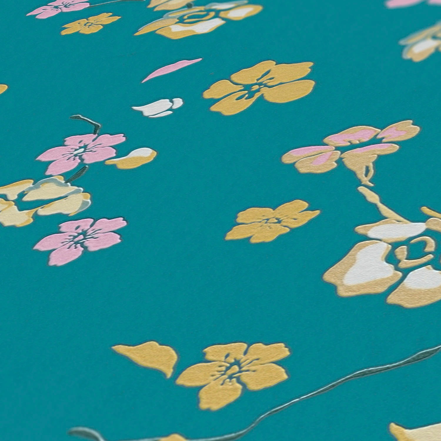living walls Vliestapete »House of Turnowsky Designer Blumentapete«, matt, extravagant Kunst Floral verspielt
