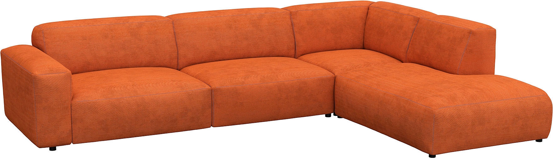 FLEXLUX Ecksofa »Lucera, super bequem durch hochwertigen Sitzaufbau mit Kal günstig online kaufen