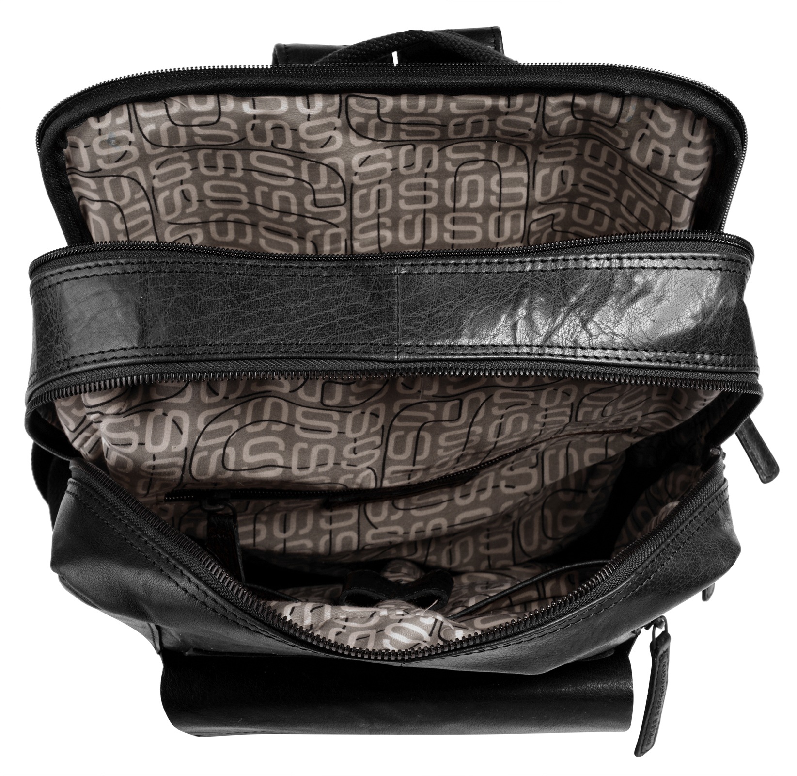 Spikes & Sparrow Laptoprucksack, echt Leder