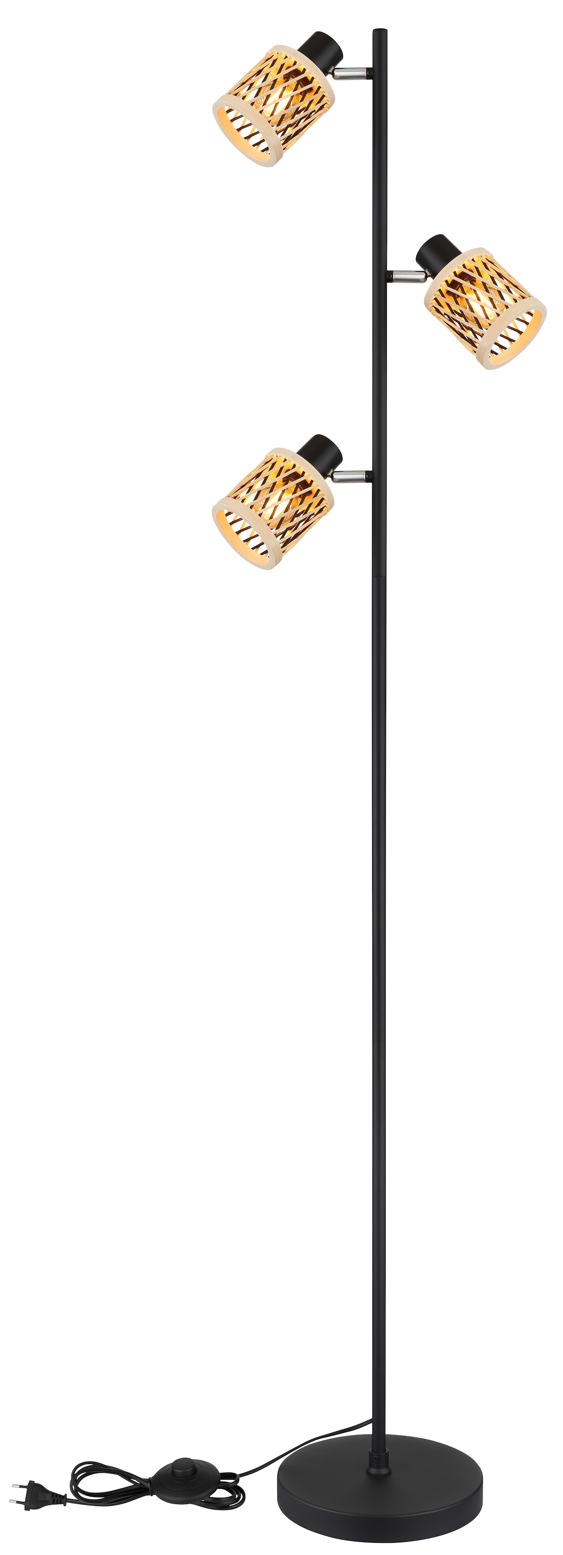 NOWA Stehlampe »MALI« E14 1 Stk. Stehlampe Wohnzimmer Schlafzimmer Flur Design-Leuchte